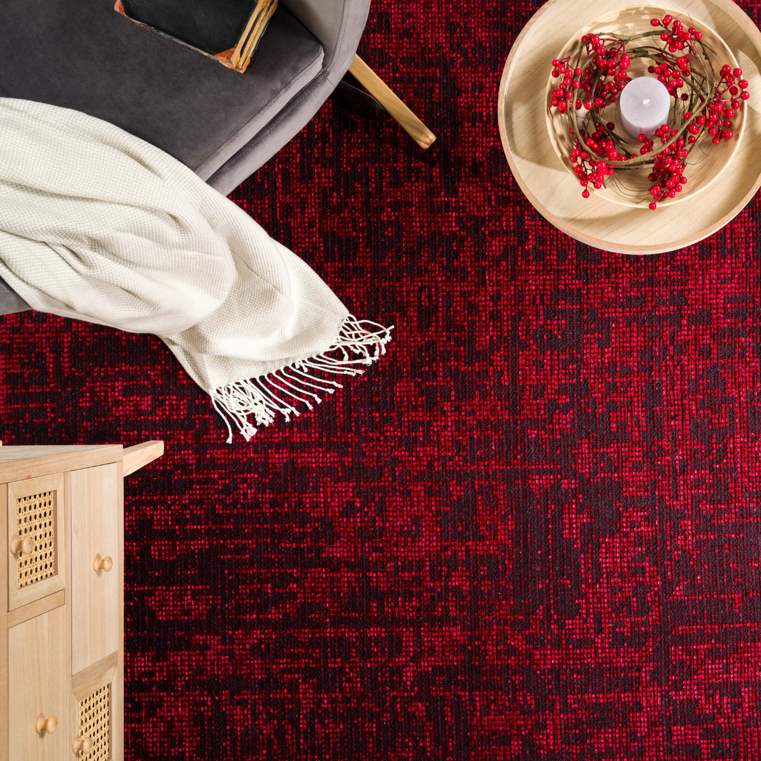 Teppich Melrose Rot 80x150 Cm – Bild 4