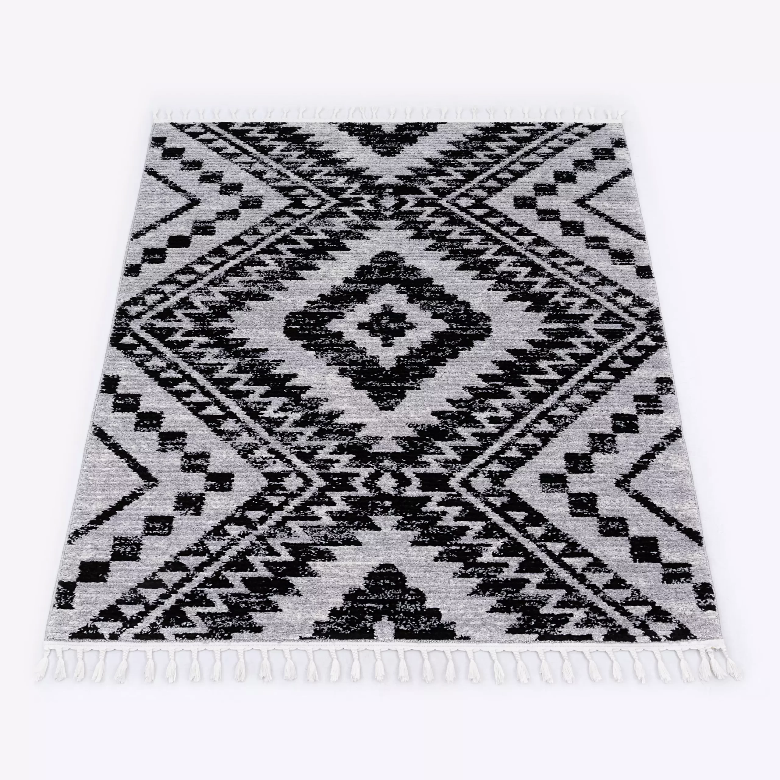 Teppich Ember Schwarz 120x170 Cm – Bild 5