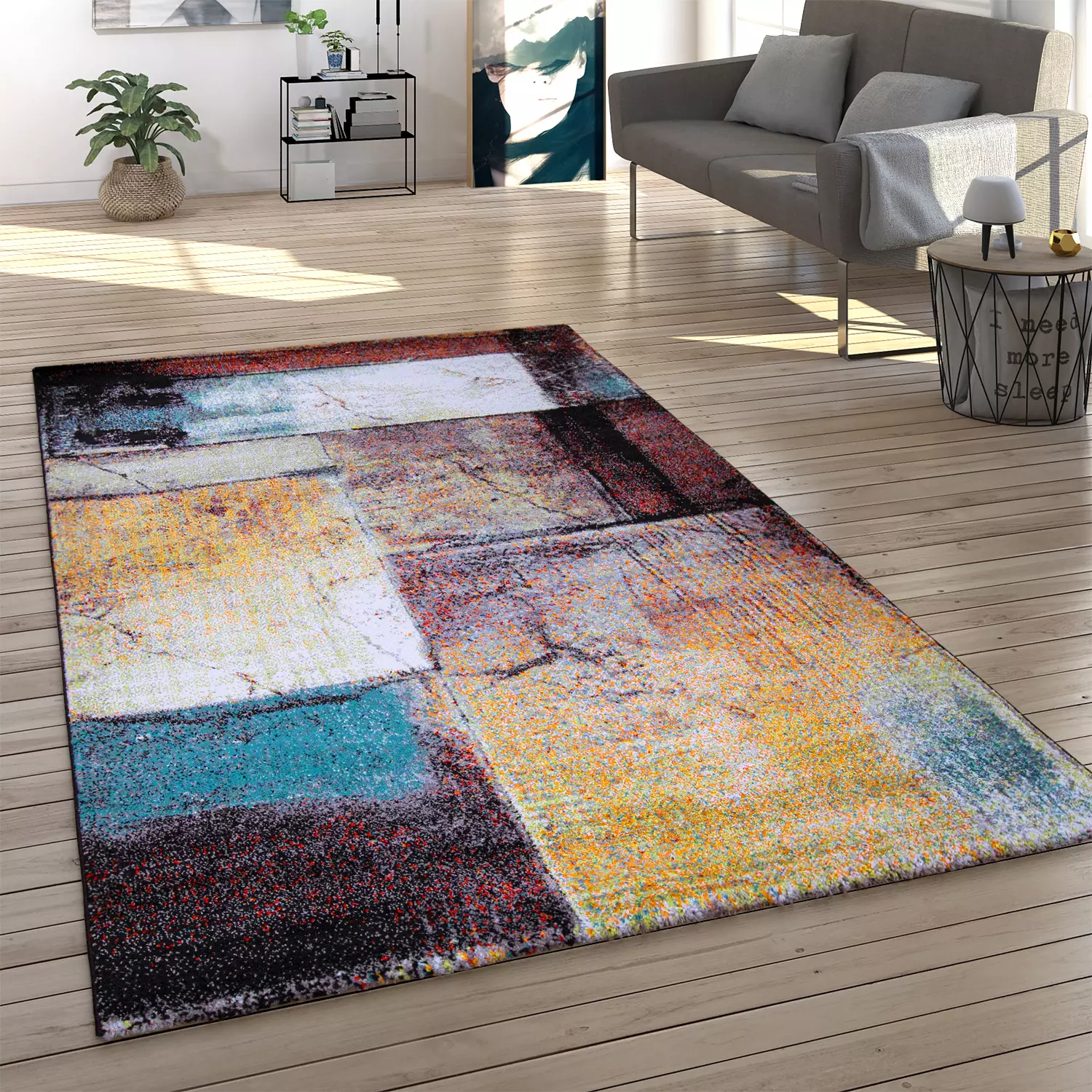 Teppich Galaxy Mehrfarbig 120x170 Cm