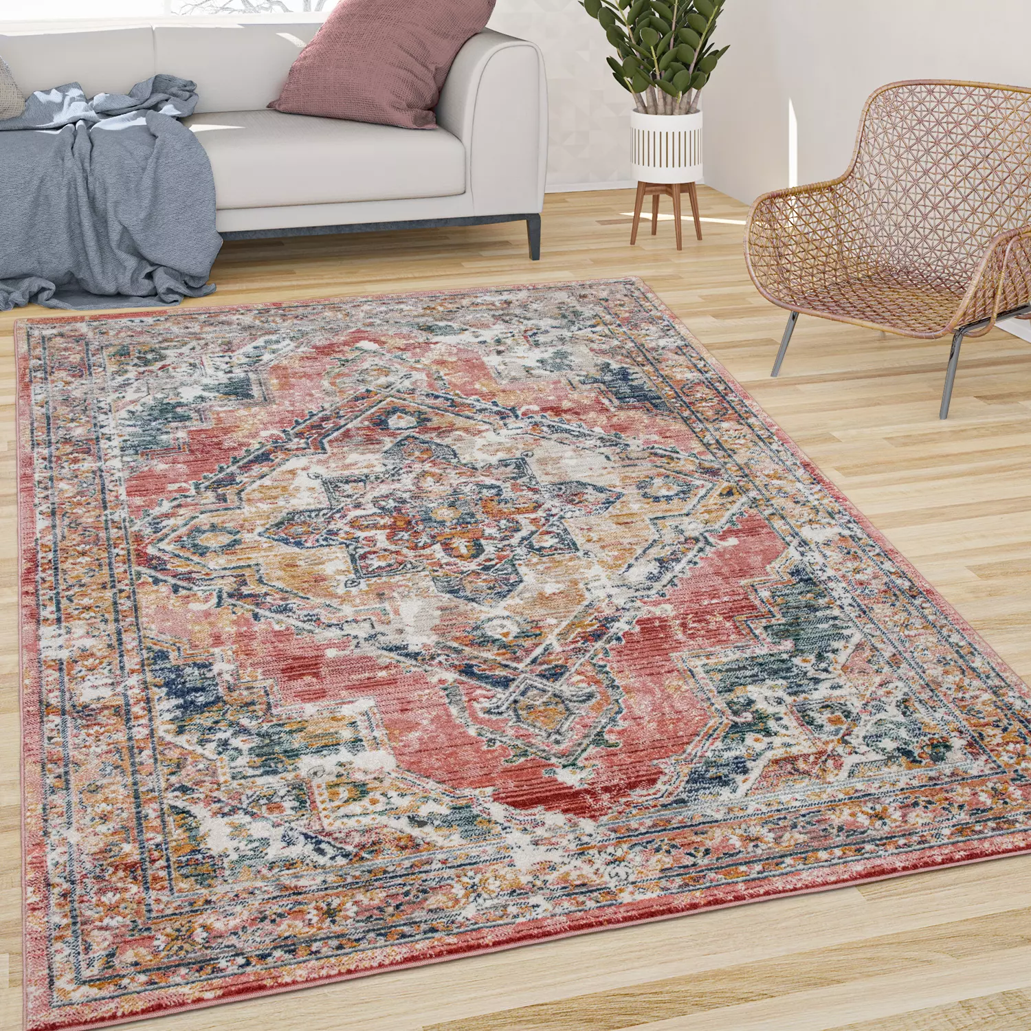 Teppich Herbella Rot 160x230 Cm