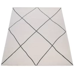 Teppich Hilal Weiß 60x100 Cm