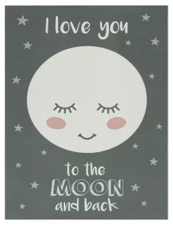 Waschbarer Kinderteppich Aleynia Grau 180x280 Cm