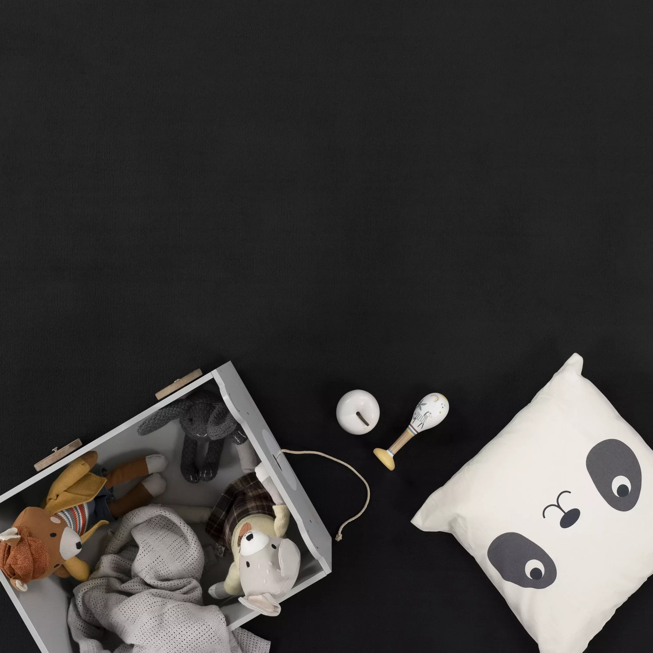 Waschbarer Kinderteppich Atami Schwarz 140x200 Cm – Bild 5