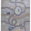 Waschbarer Kinderteppich Chiko Grau 80x150 Cm