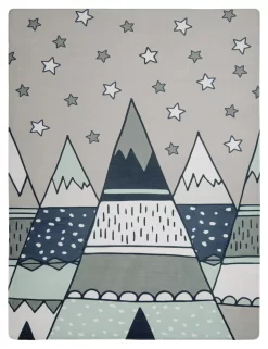 Waschbarer Kinderteppich Chiko Grau 155x230 Cm