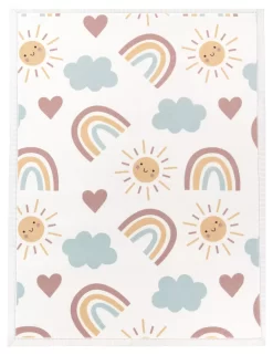 Waschbarer Kinderteppich Emilio Mehrfarbig 120x160 Cm