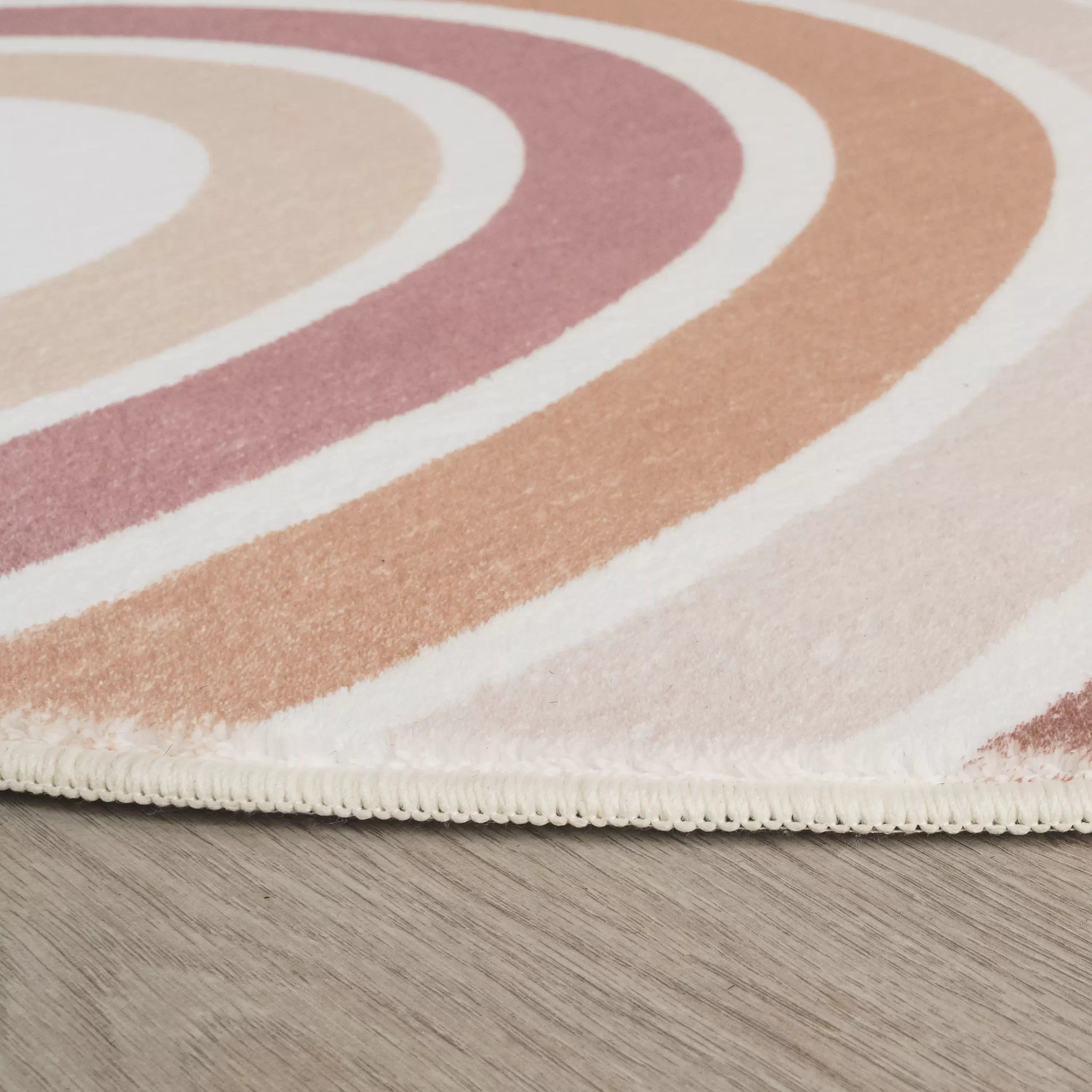 Waschbarer Kinderteppich Loya Pink 120 Cm Rund – Bild 5