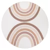 Waschbarer Kinderteppich Loya Pink 120 Cm Rund
