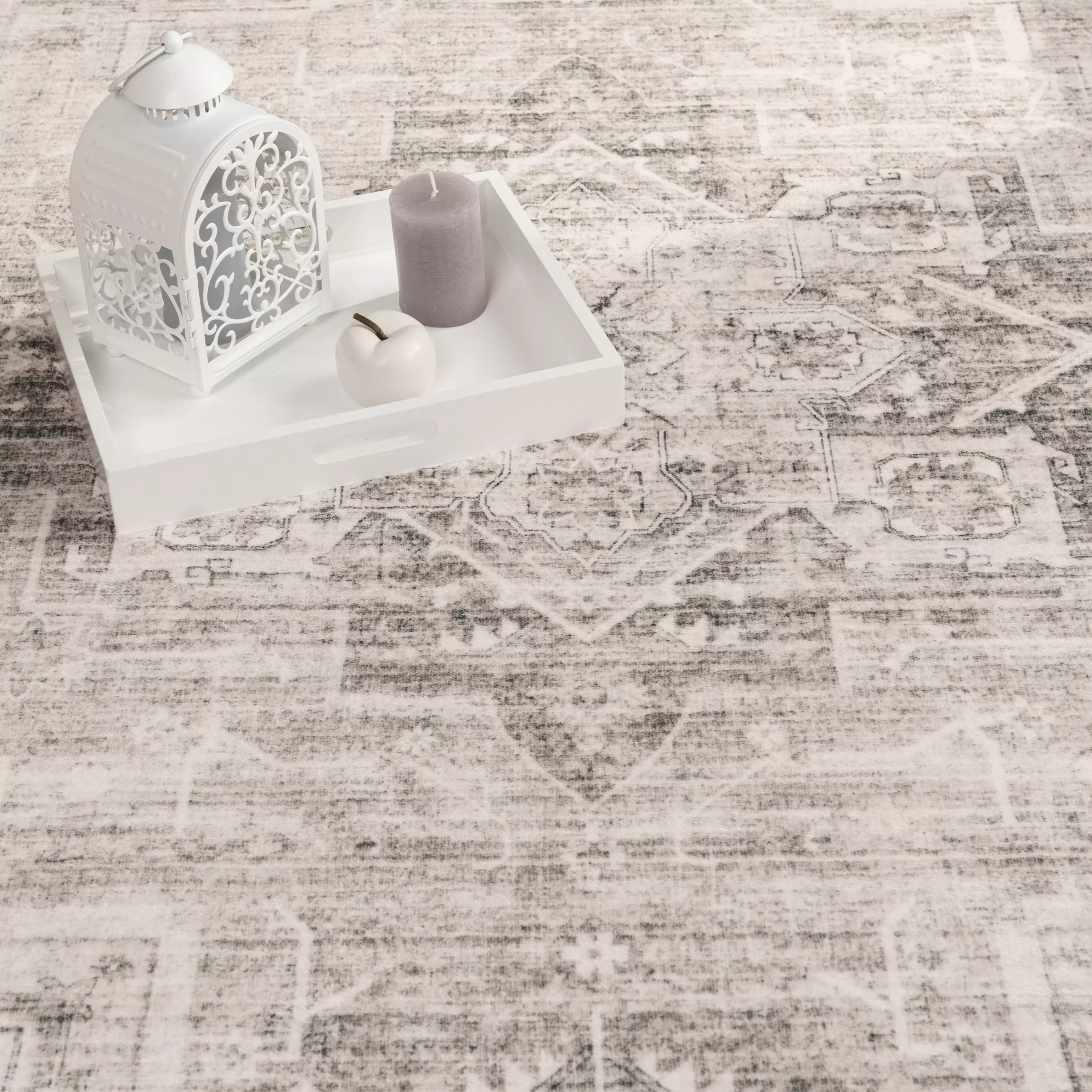 Waschbarer Teppich Cambria Beige 80x150 Cm – Bild 2