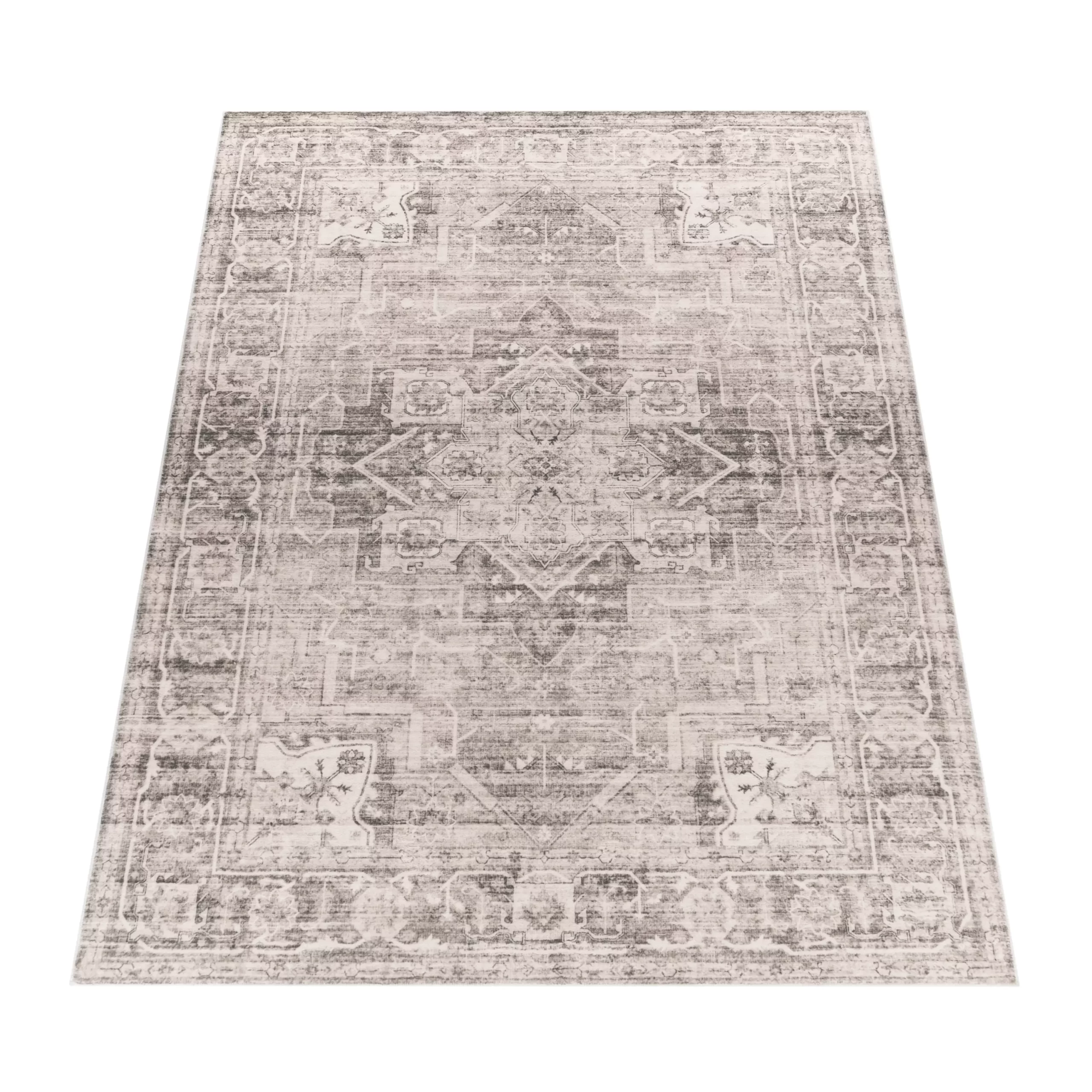 Waschbarer Teppich Cambria Beige 80x150 Cm – Bild 3