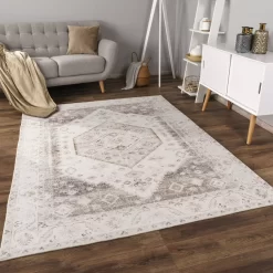 Waschbarer Teppich Cambria Beige 240x340 Cm