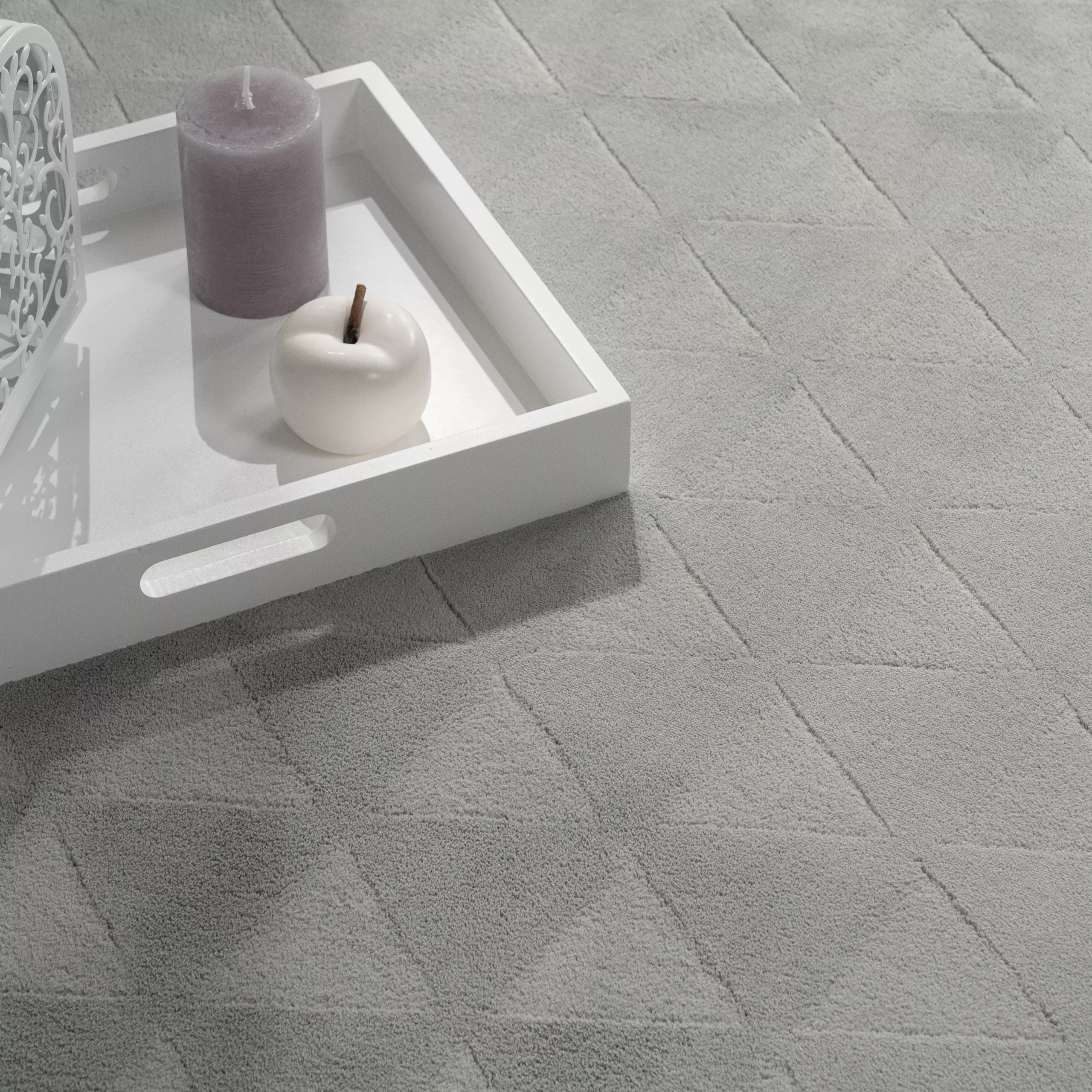 Waschbarer Teppich Havena Grau 80x150 Cm – Bild 3