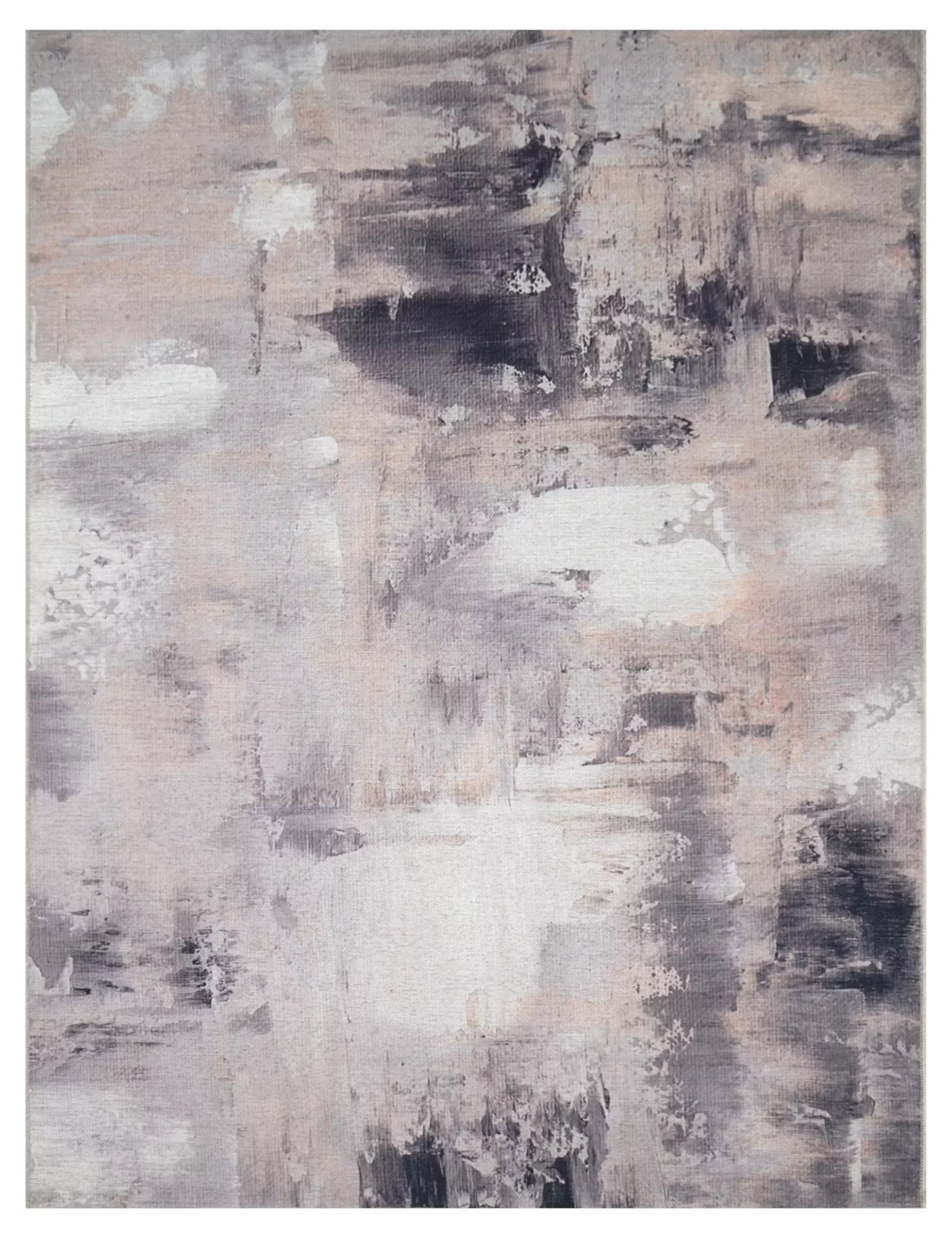 Waschbarer Teppich Marsea Beige 80x150 Cm