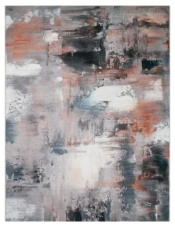 Waschbarer Teppich Marsea Mehrfarbig 60x100 Cm