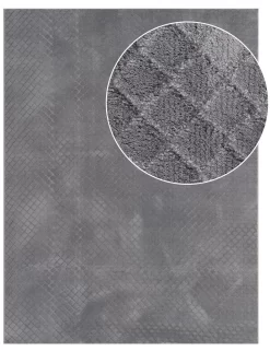 Waschbarer Teppich Rotella Anthrazit 80x150 Cm