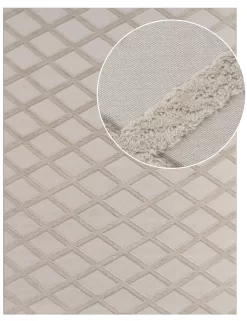 Waschbarer Teppich Utah Creme 200x280 Cm