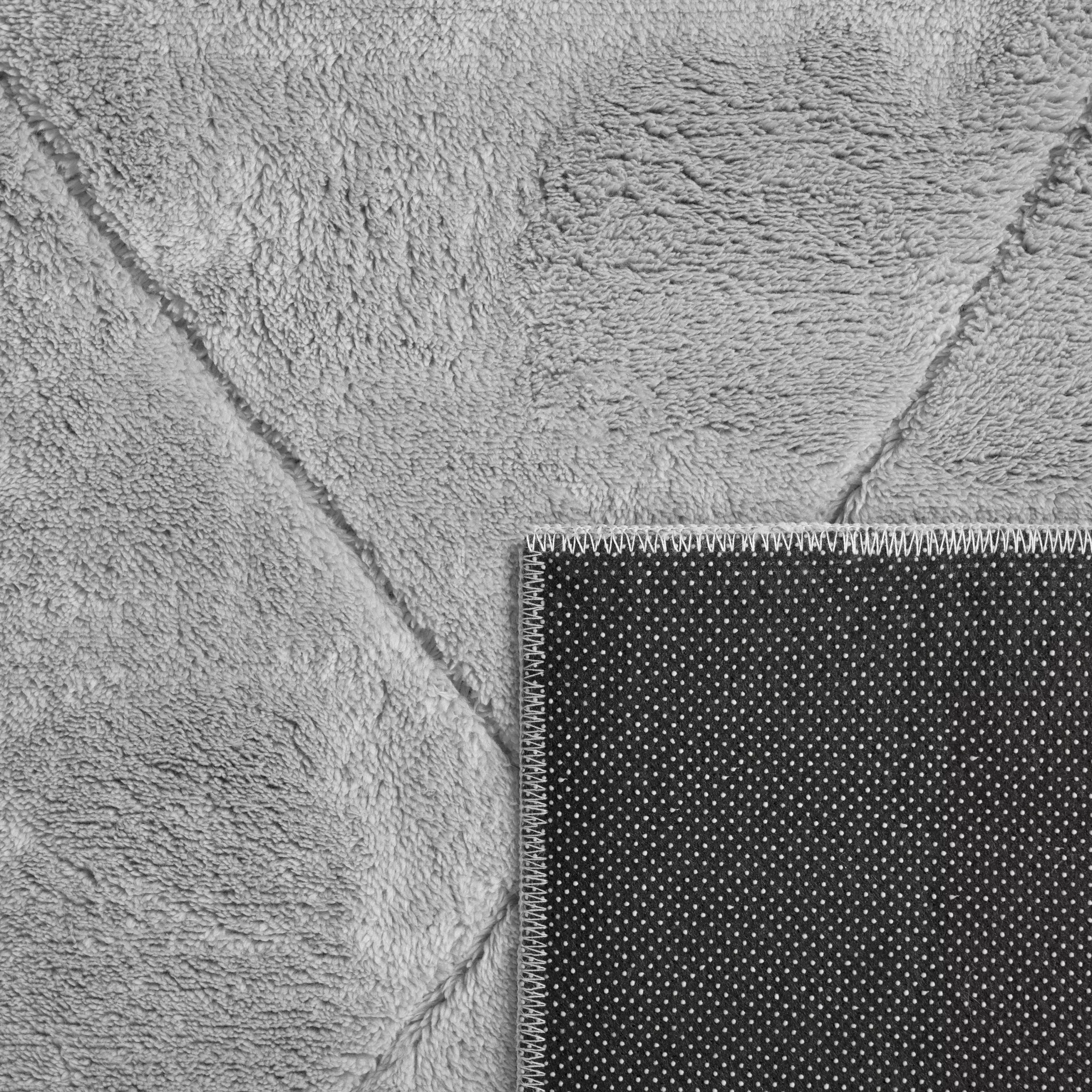 Waschbarer Teppich Utah Grau 160x220 Cm – Bild 2