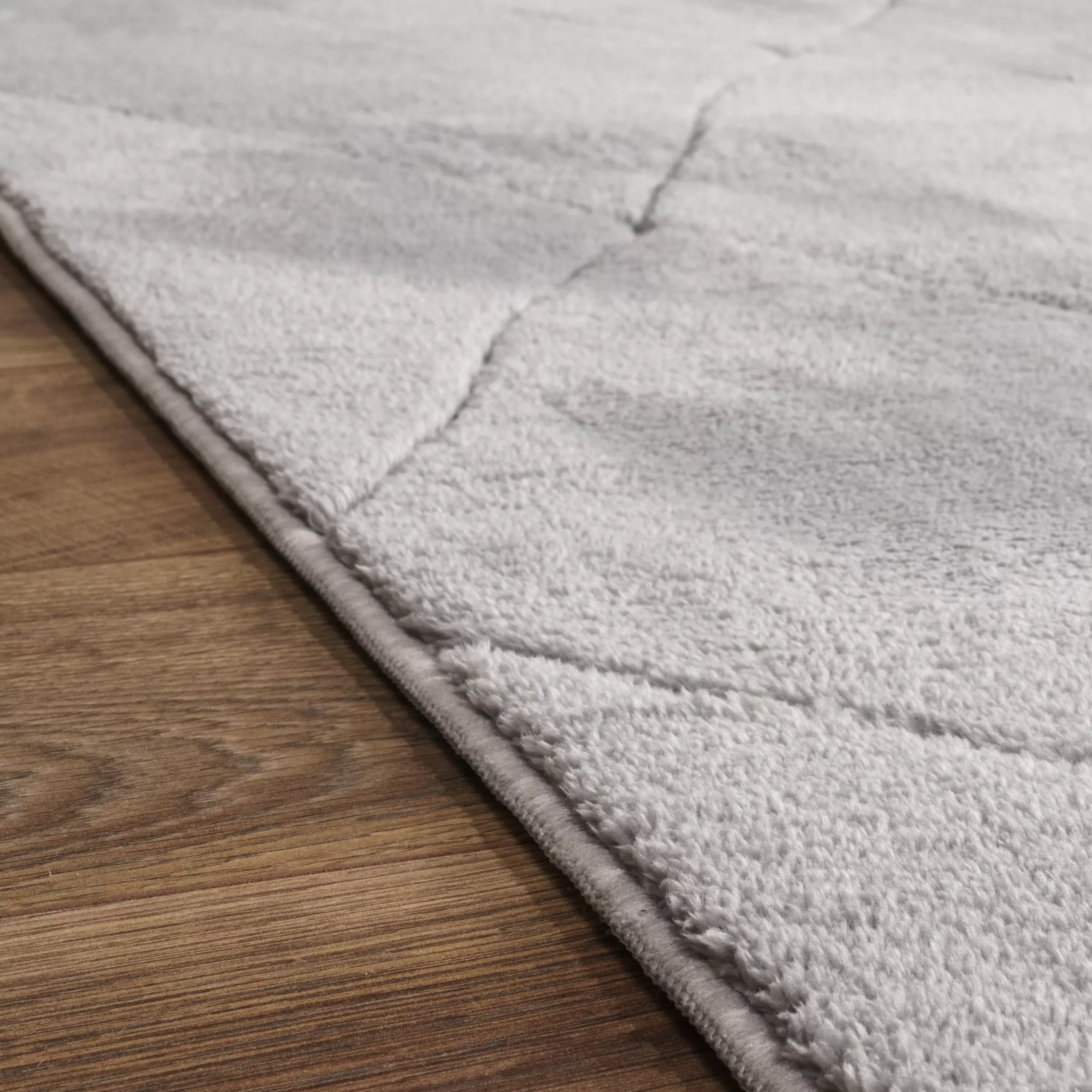 Waschbarer Teppich Utah Grau 160x220 Cm – Bild 3