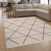 Wendbarer Teppich Skyla Pink 140x200 Cm