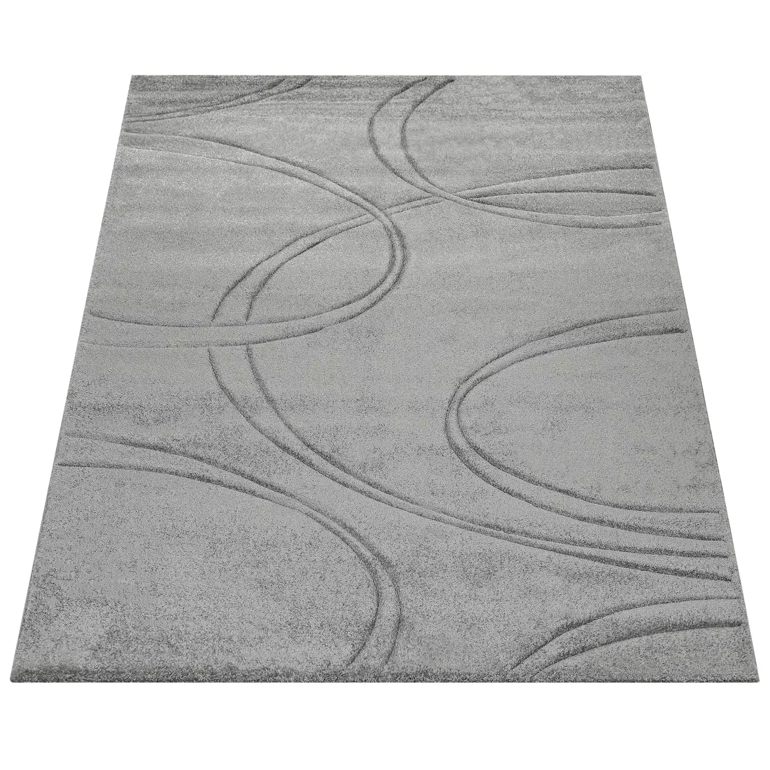 Moderner-Teppich Bravo Grau 80x150 Cm