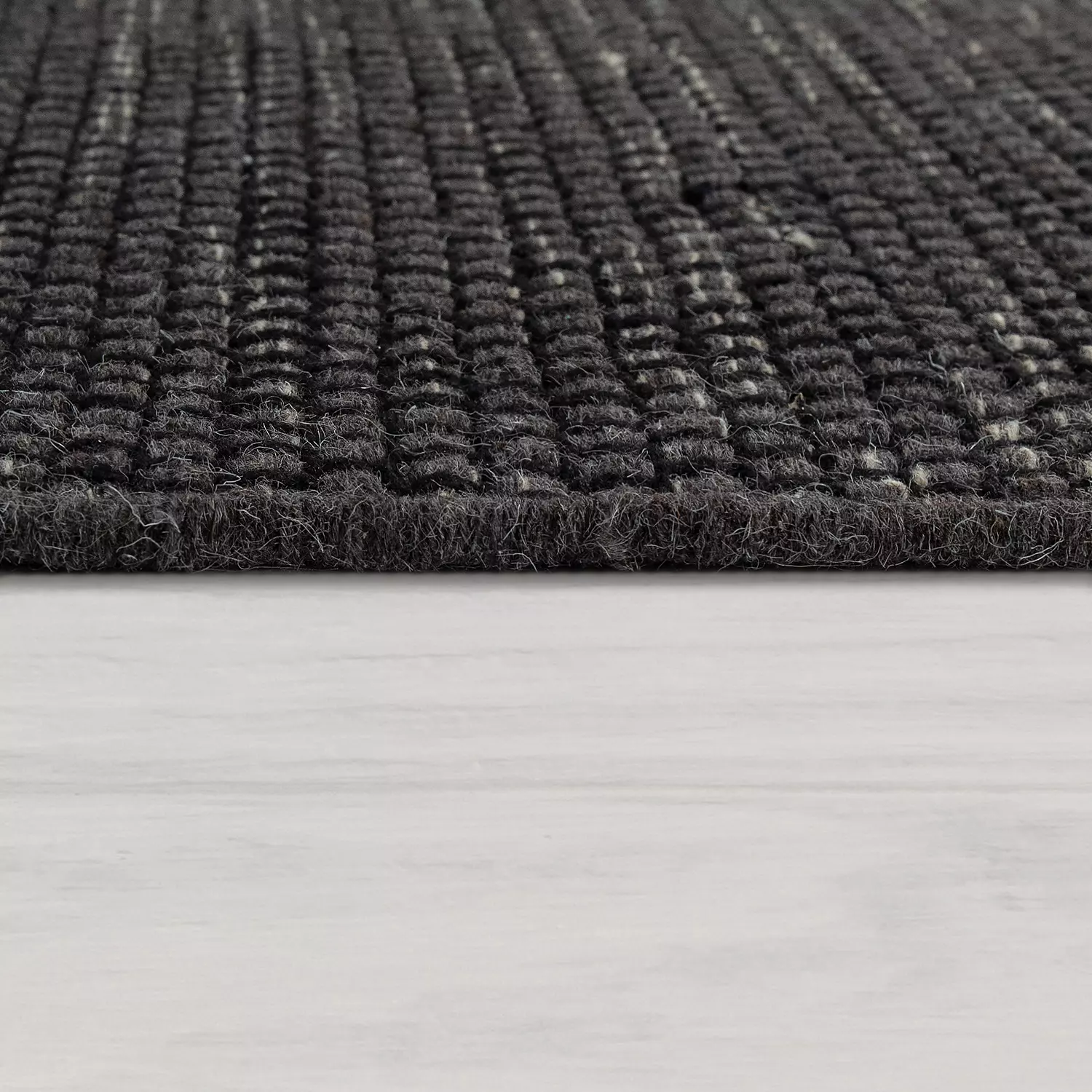 Wollteppich Karma Anthrazit 200x300 Cm – Bild 2