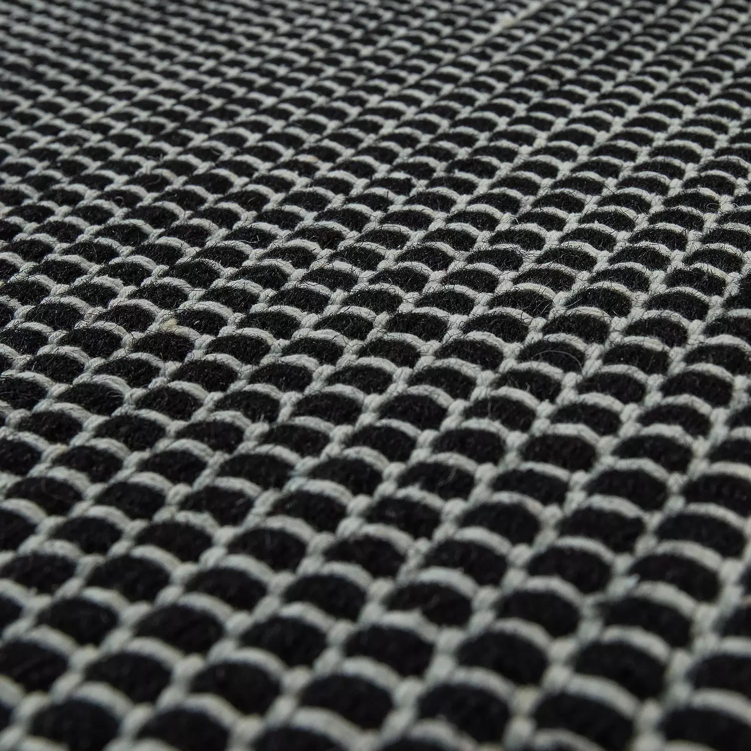 Wollteppich Karma Schwarz 160x230 Cm – Bild 2